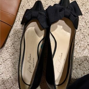 Black Bow Heels
